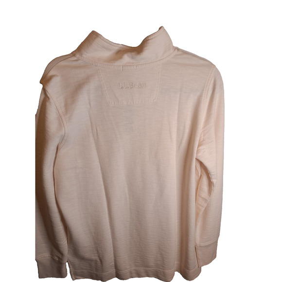 L.L bean womens cream pullover sweatshirt brand new size large - Picture 7 of 7